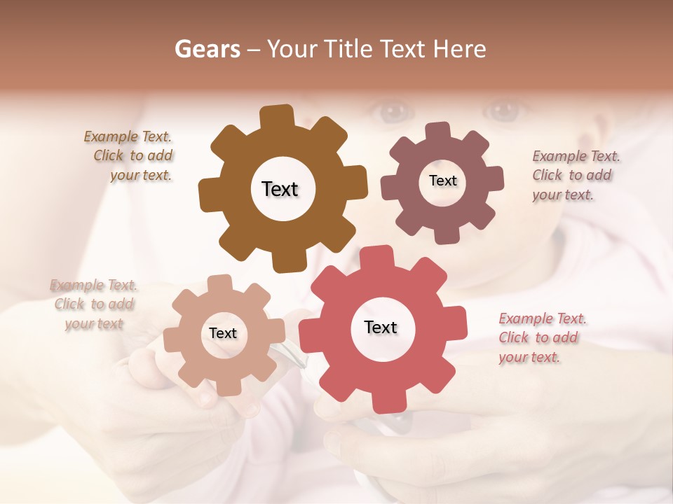 Child Girl Cultivating PowerPoint Template