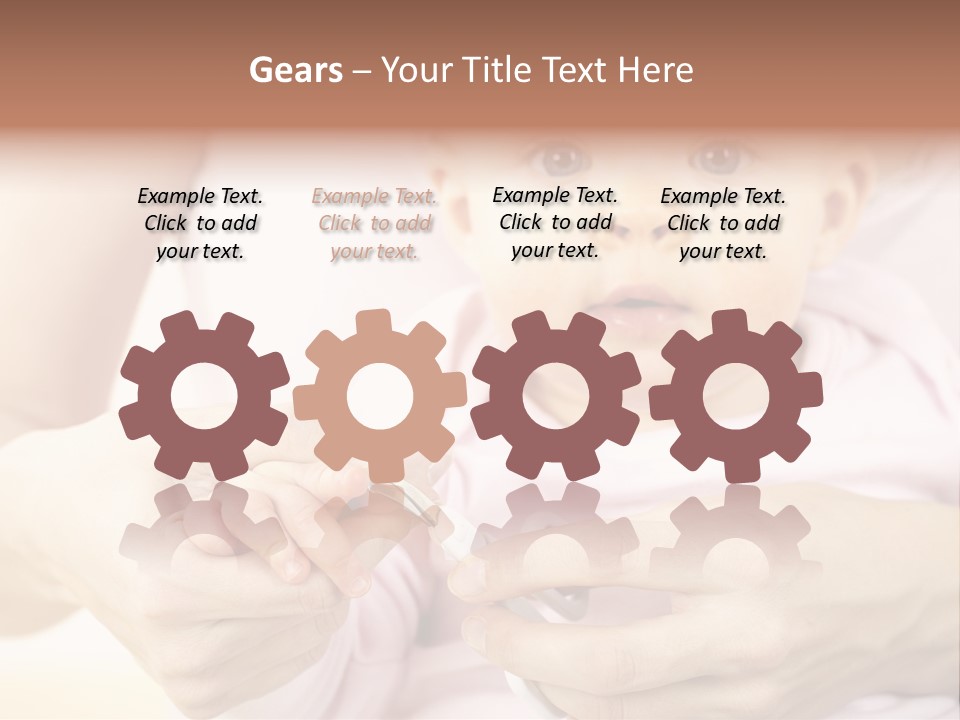 Child Girl Cultivating PowerPoint Template