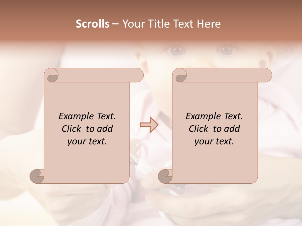 Child Girl Cultivating PowerPoint Template