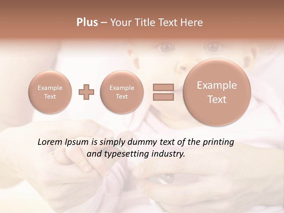 Child Girl Cultivating PowerPoint Template