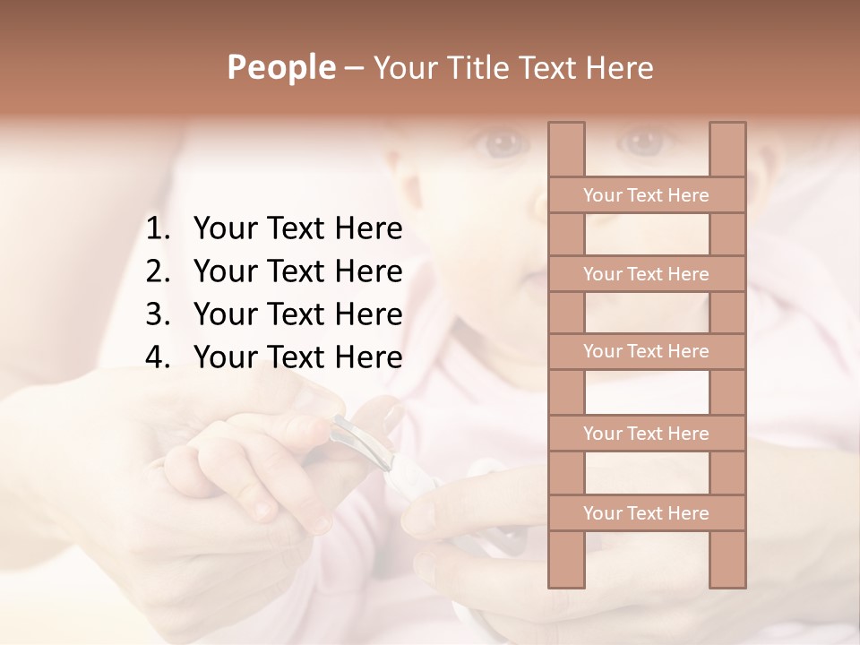 Child Girl Cultivating PowerPoint Template