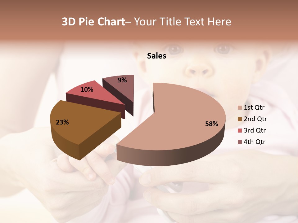 Child Girl Cultivating PowerPoint Template