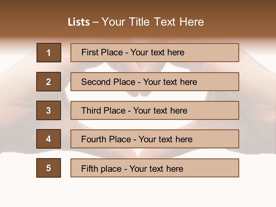 Human Protection Love PowerPoint Template