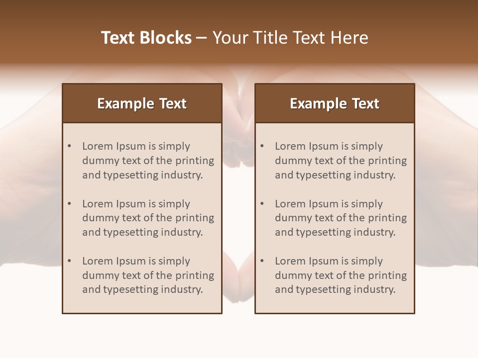 Human Protection Love PowerPoint Template