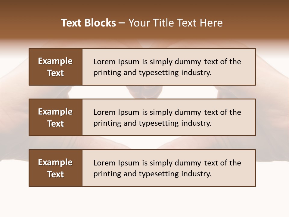 Human Protection Love PowerPoint Template