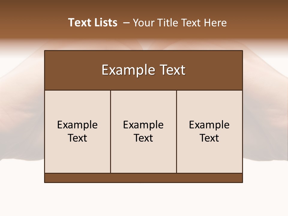 Human Protection Love PowerPoint Template