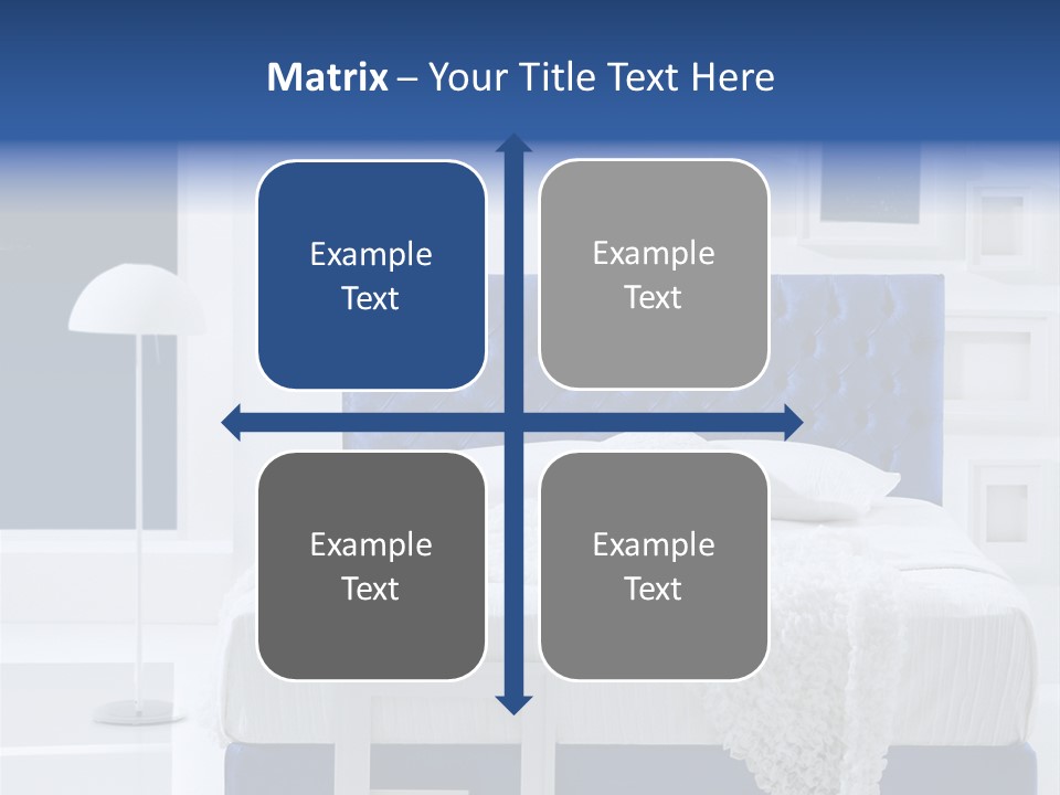 Headboard Apartment Wall PowerPoint Template
