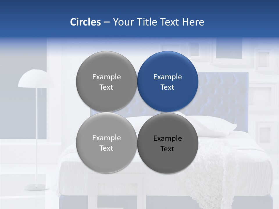 Headboard Apartment Wall PowerPoint Template