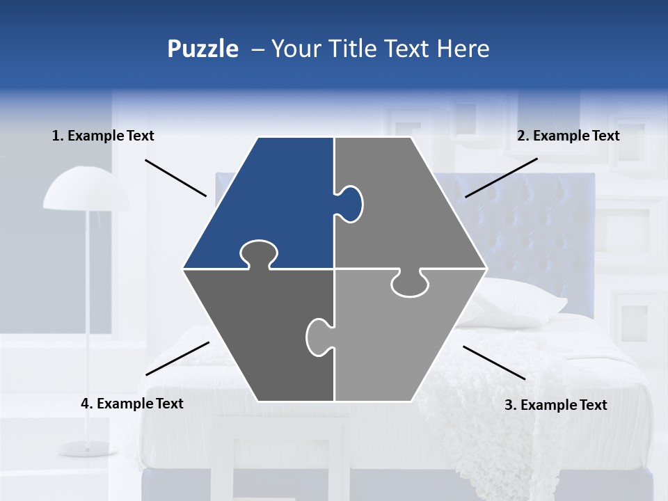 Headboard Apartment Wall PowerPoint Template