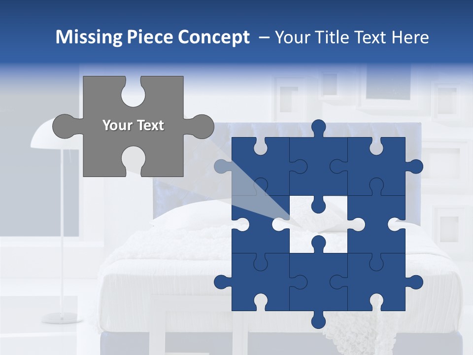 Headboard Apartment Wall PowerPoint Template