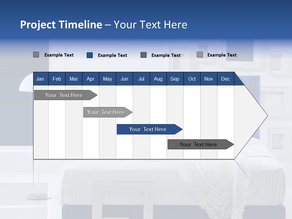 Headboard Apartment Wall PowerPoint Template