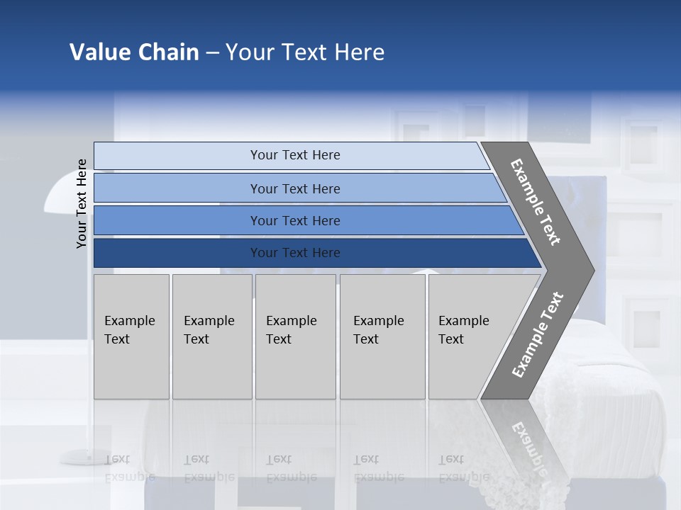 Headboard Apartment Wall PowerPoint Template