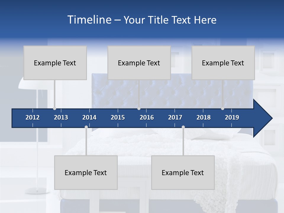 Headboard Apartment Wall PowerPoint Template