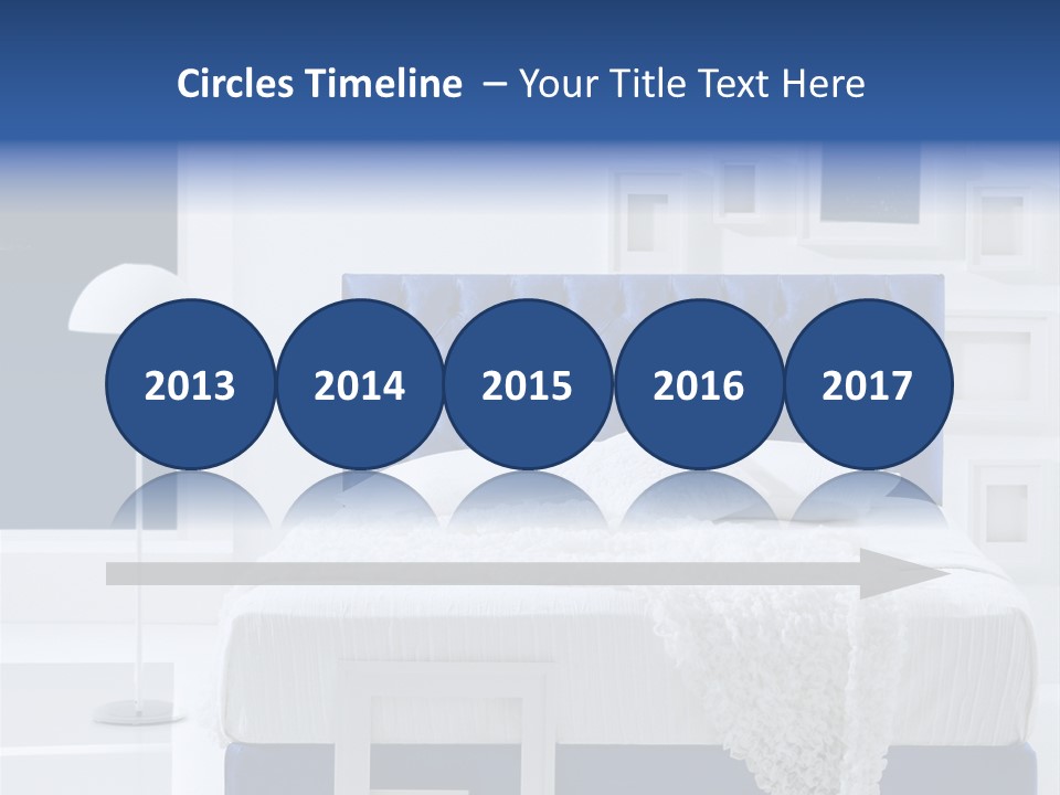 Headboard Apartment Wall PowerPoint Template