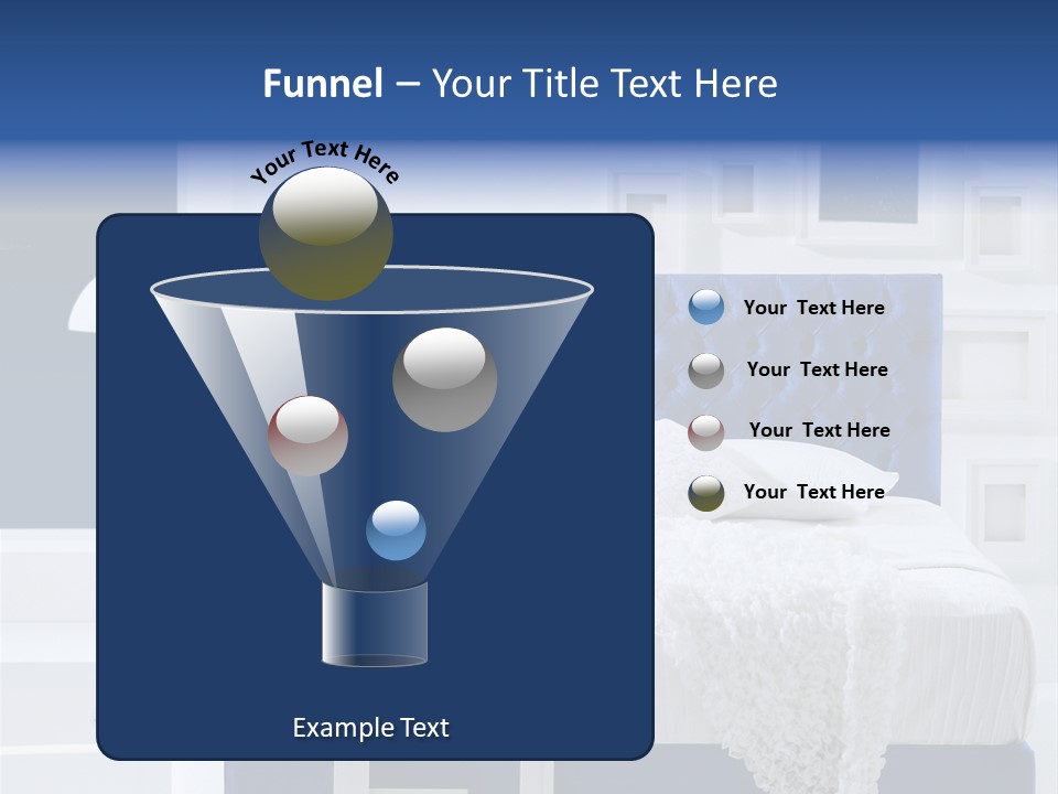 Headboard Apartment Wall PowerPoint Template