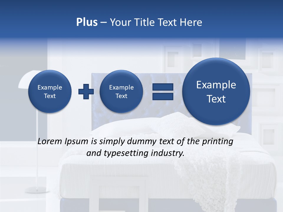 Headboard Apartment Wall PowerPoint Template