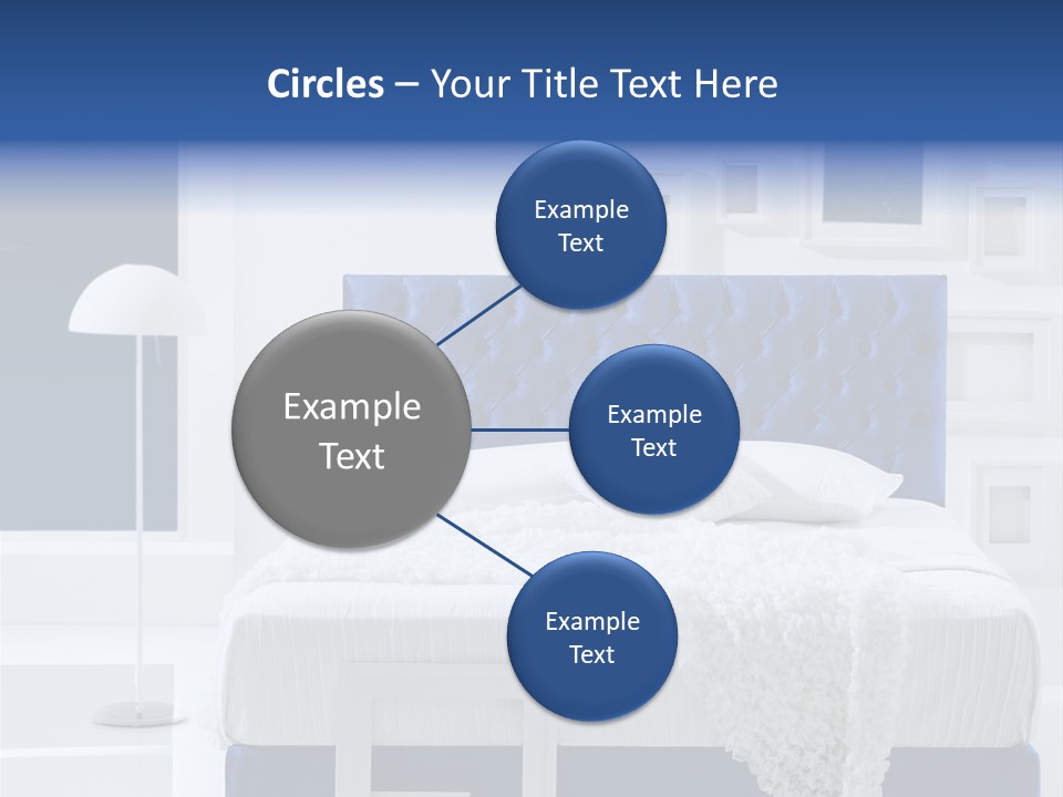 Headboard Apartment Wall PowerPoint Template