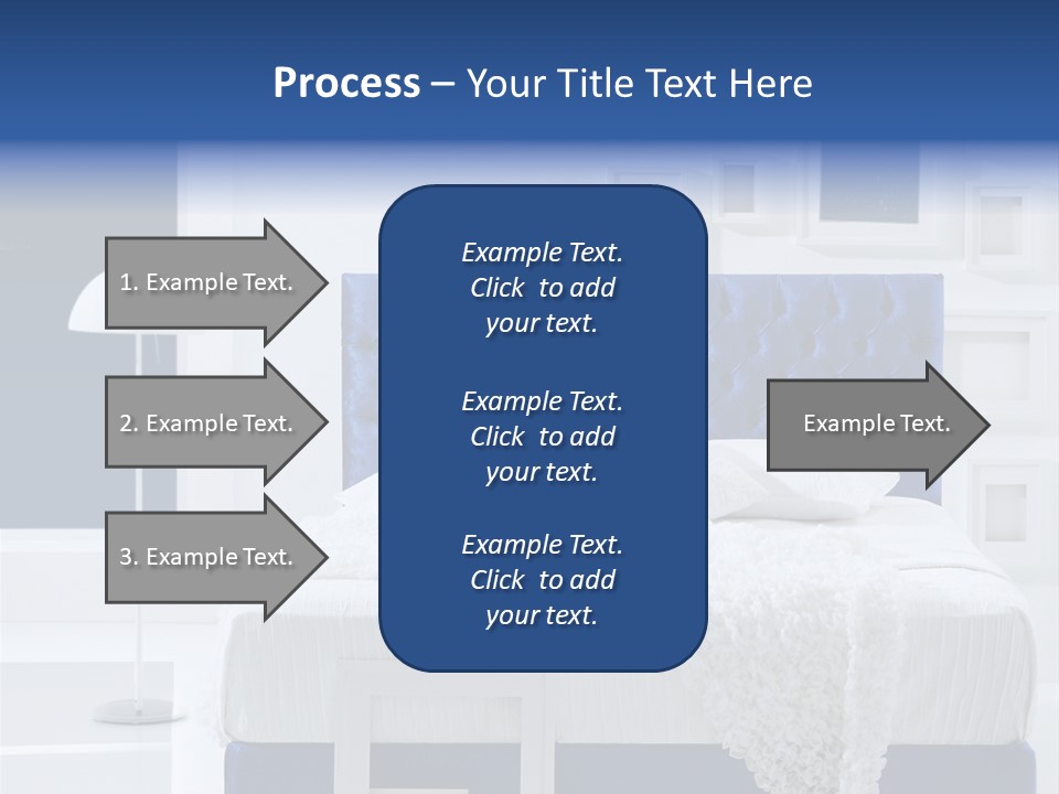 Headboard Apartment Wall PowerPoint Template