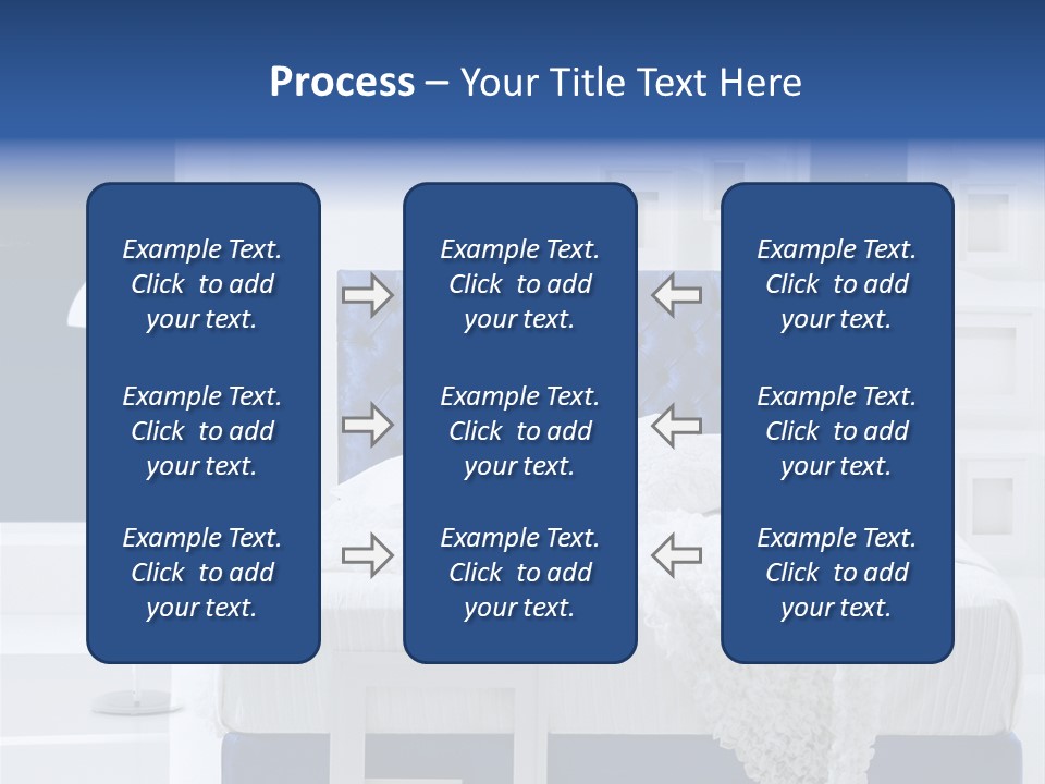 Headboard Apartment Wall PowerPoint Template