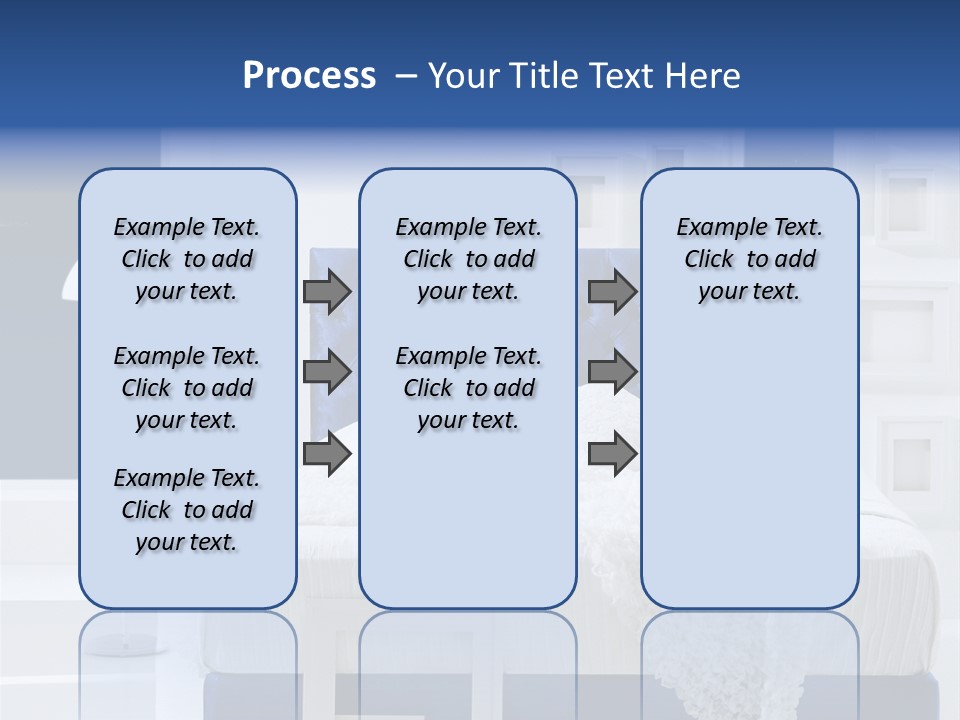 Headboard Apartment Wall PowerPoint Template