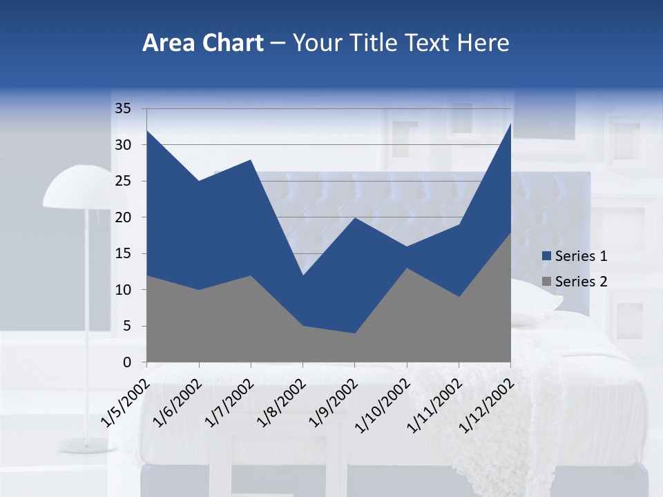 Headboard Apartment Wall PowerPoint Template