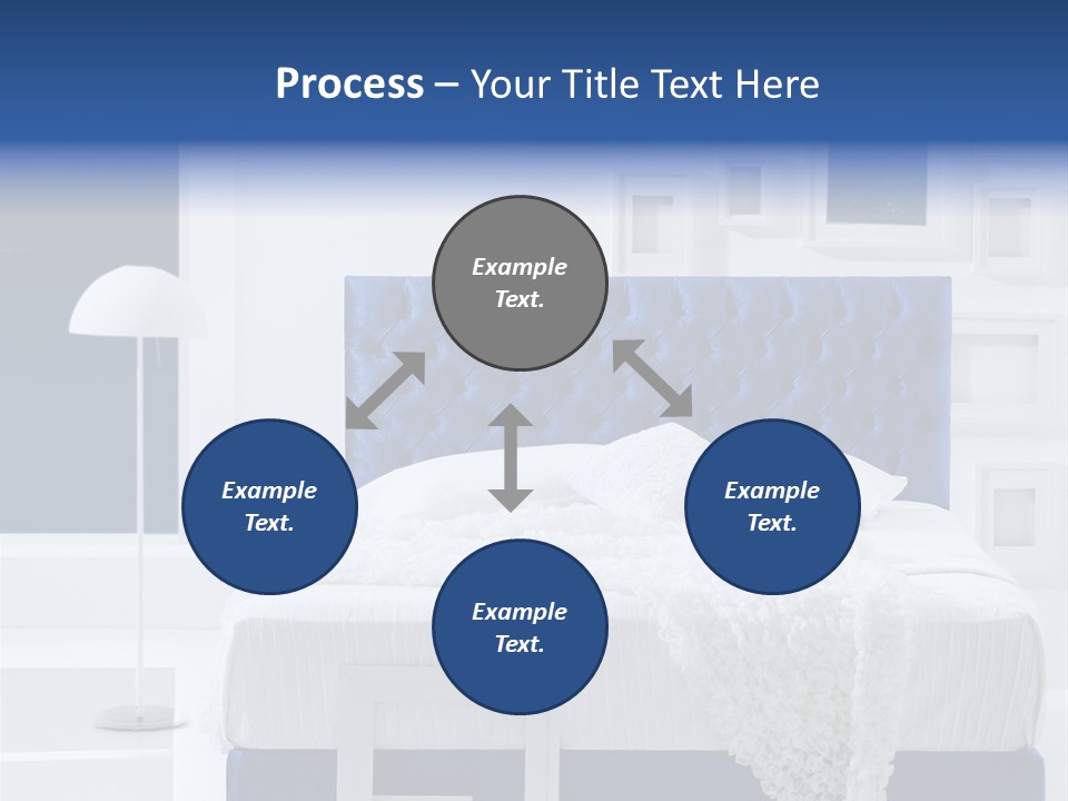 Headboard Apartment Wall PowerPoint Template