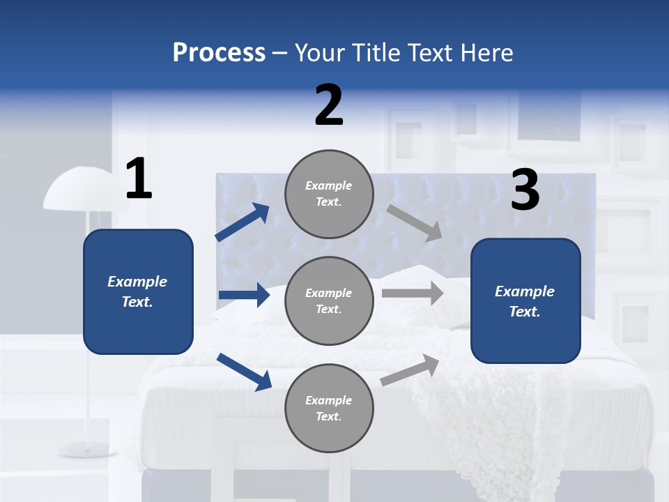 Headboard Apartment Wall PowerPoint Template