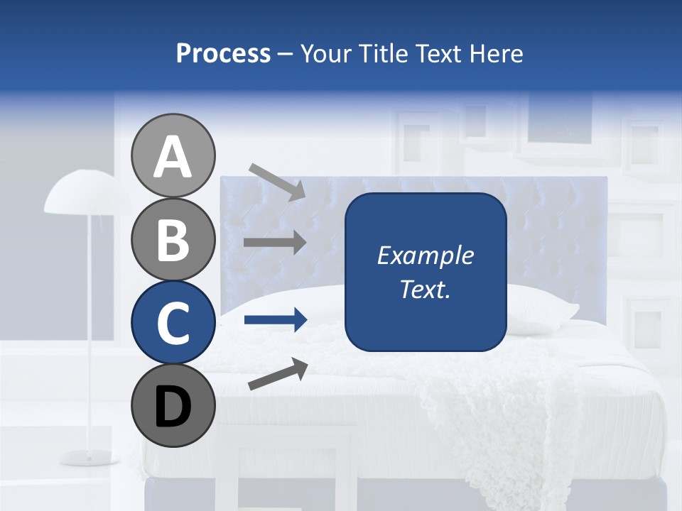Headboard Apartment Wall PowerPoint Template