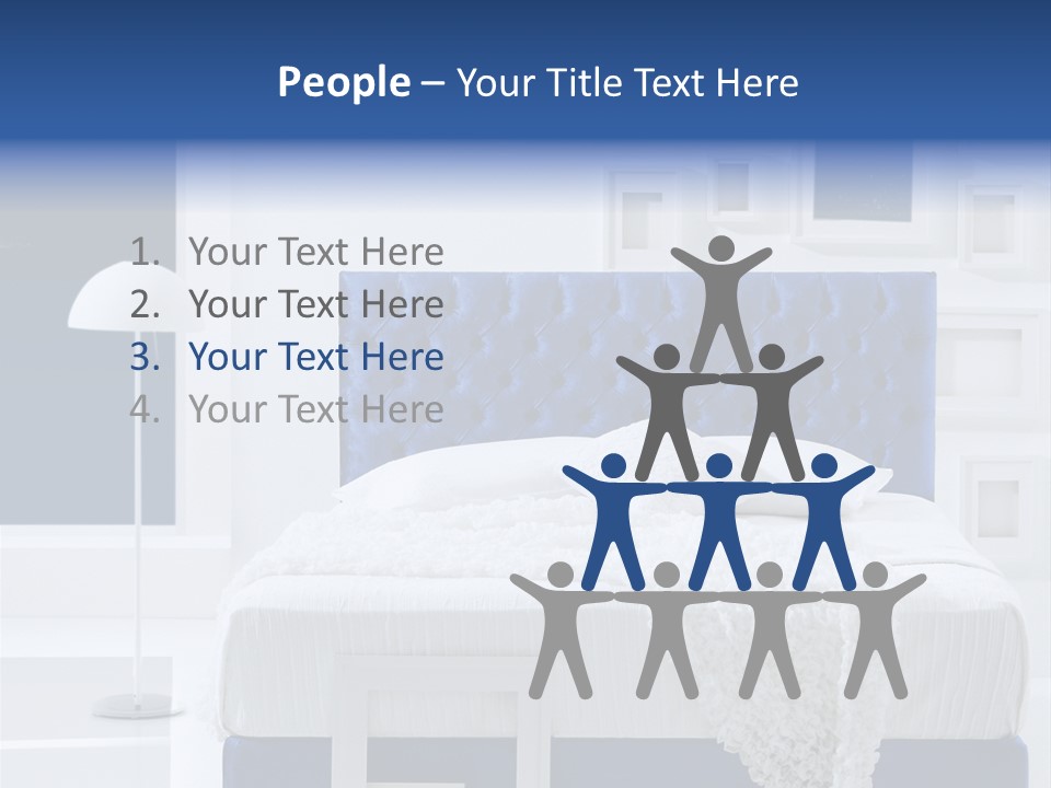 Headboard Apartment Wall PowerPoint Template