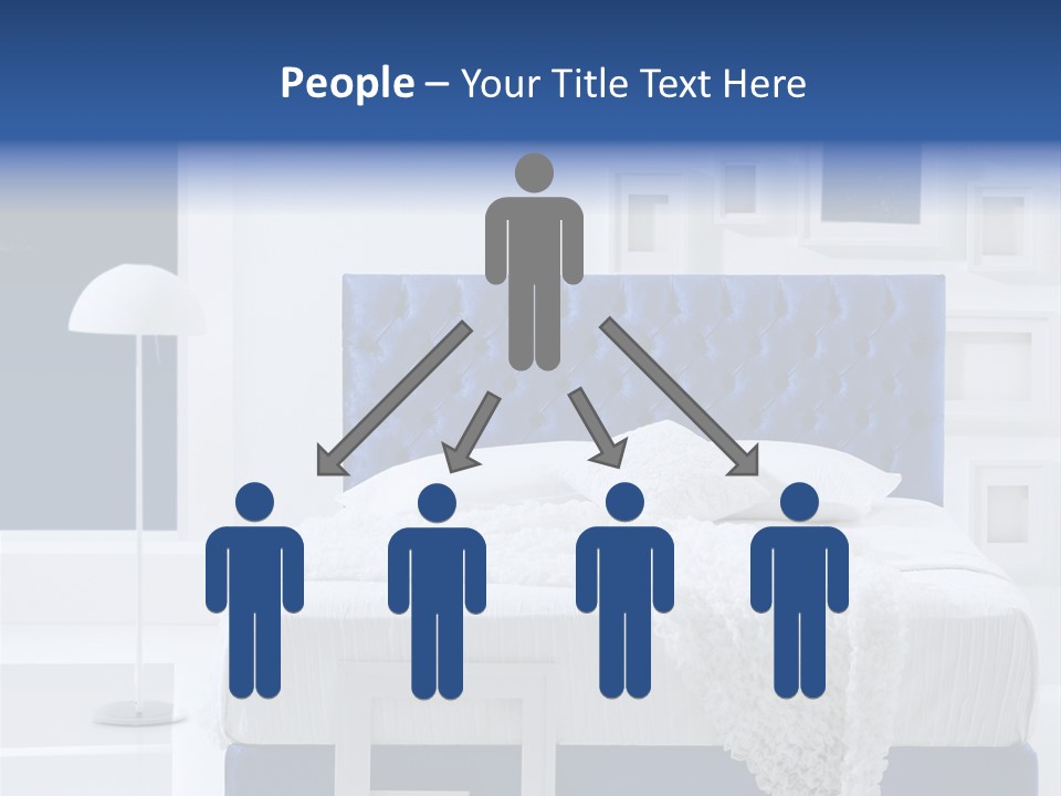 Headboard Apartment Wall PowerPoint Template