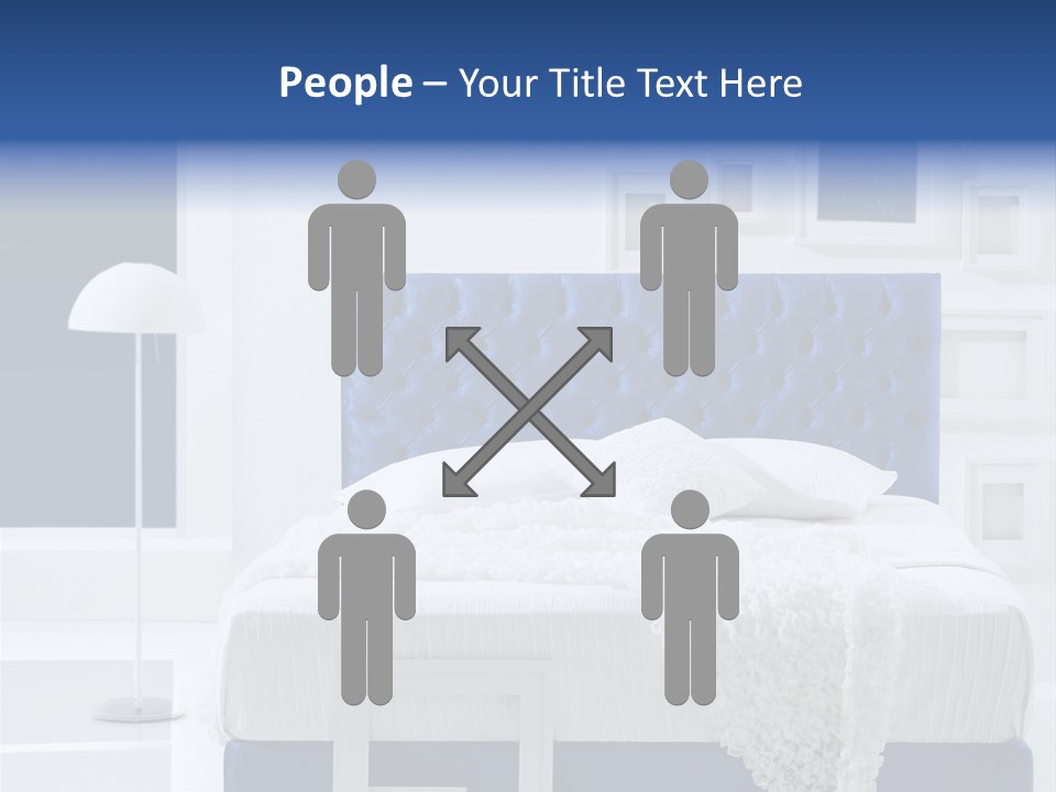 Headboard Apartment Wall PowerPoint Template