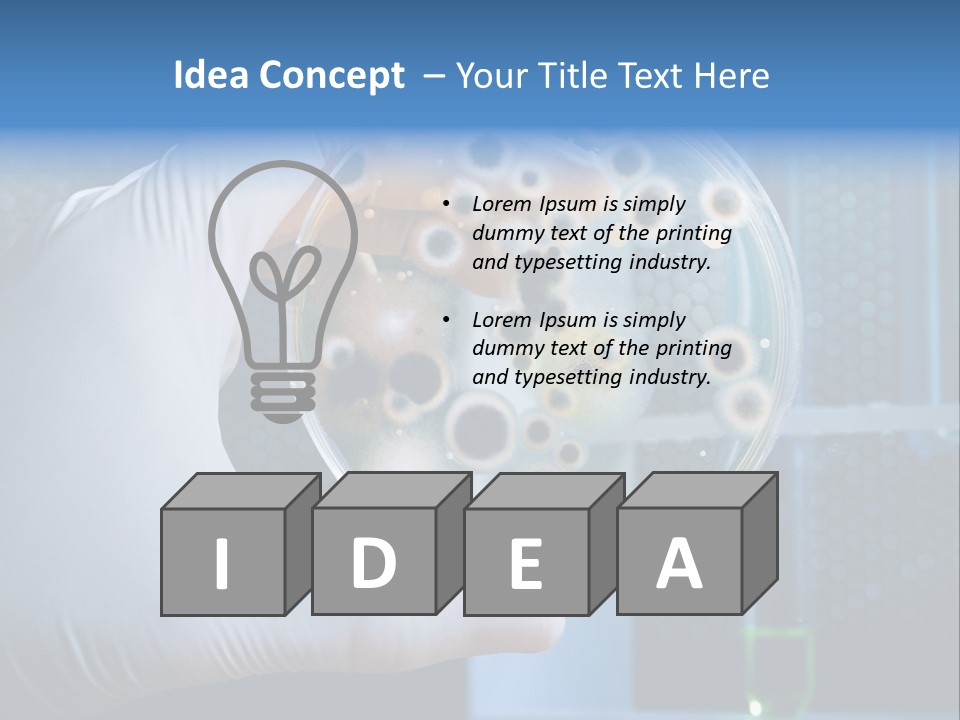 Biotechnology Medicine Analysis PowerPoint Template