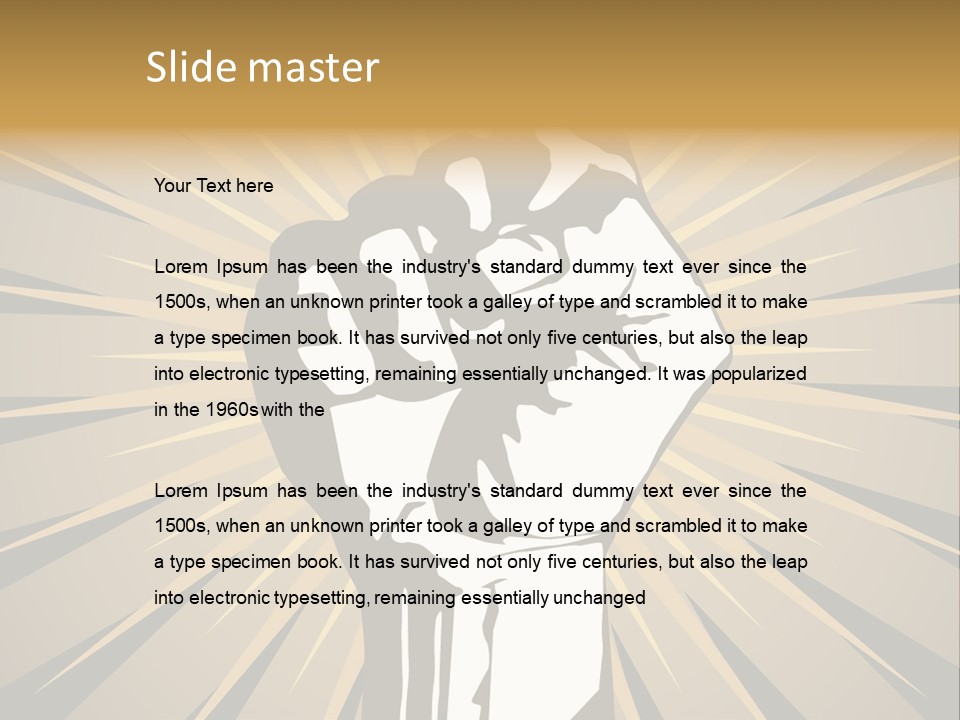 Basic Achievement Element PowerPoint Template