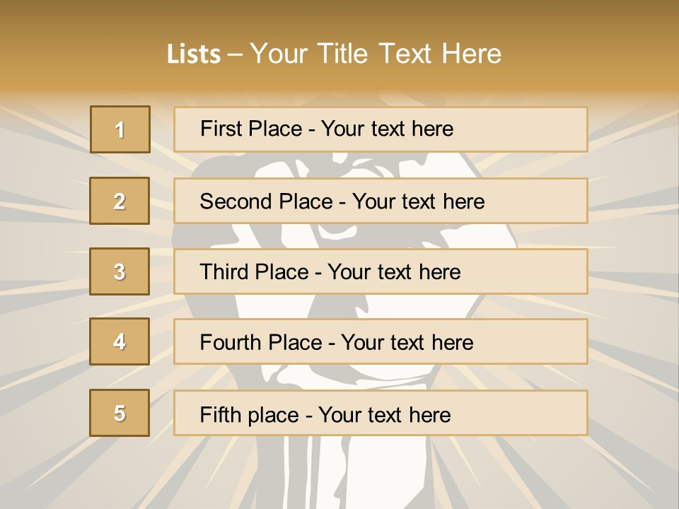 Basic Achievement Element PowerPoint Template