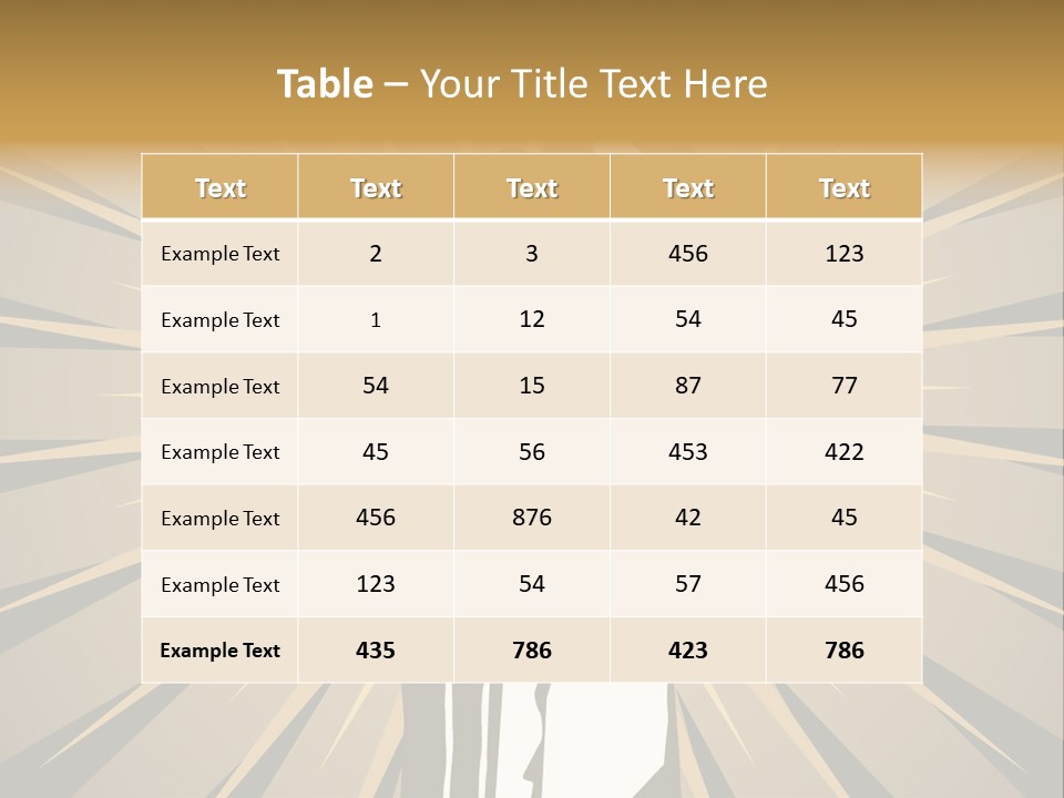 Basic Achievement Element PowerPoint Template