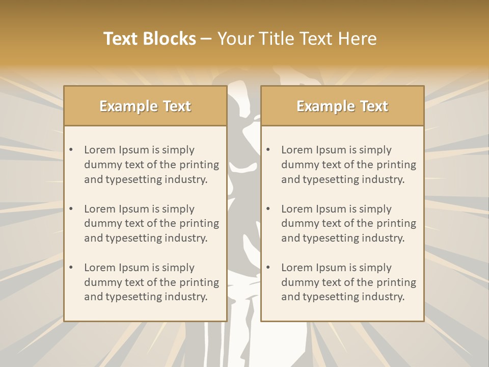 Basic Achievement Element PowerPoint Template