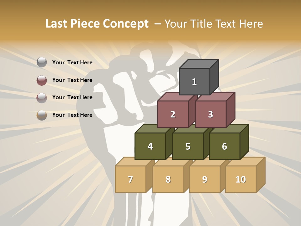 Basic Achievement Element PowerPoint Template