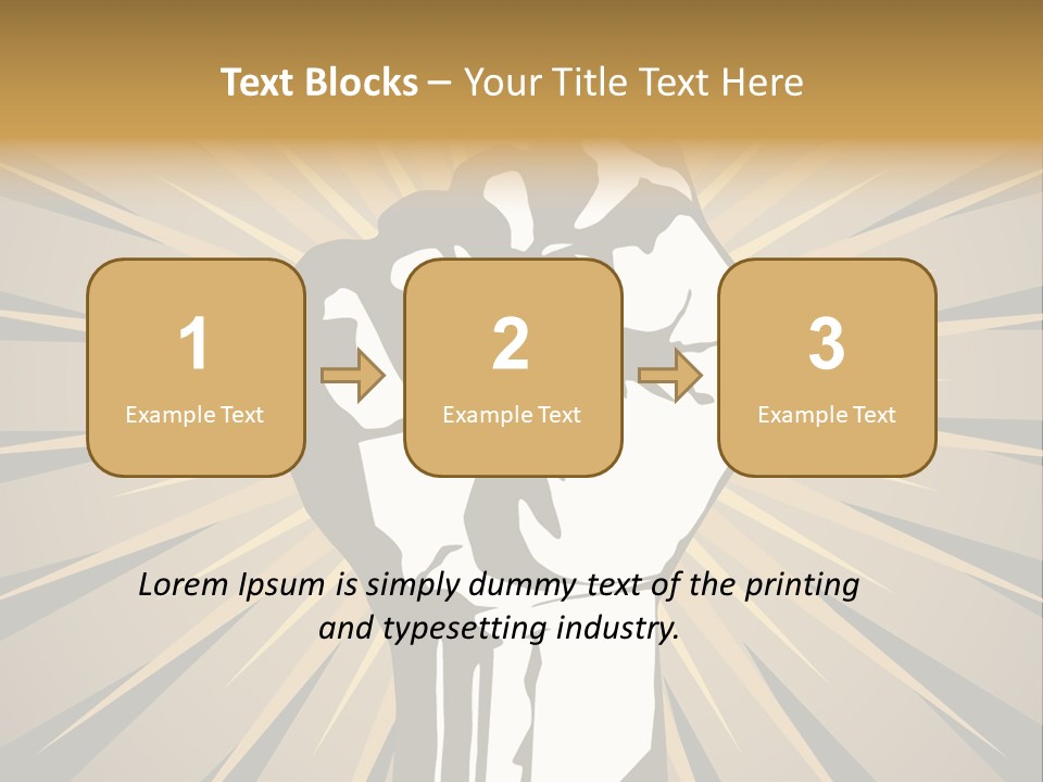 Basic Achievement Element PowerPoint Template