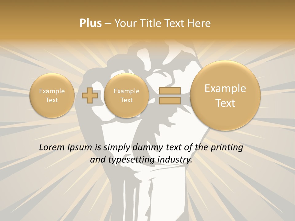 Basic Achievement Element PowerPoint Template