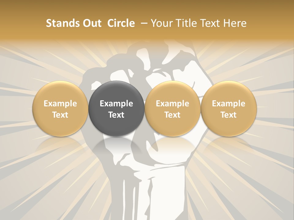 Basic Achievement Element PowerPoint Template