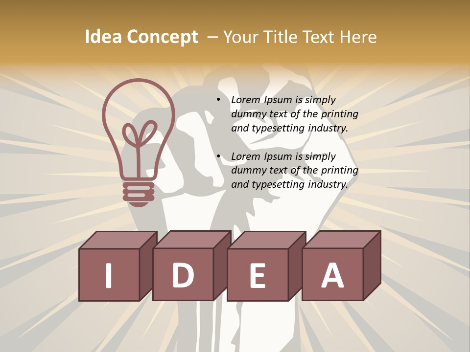 Basic Achievement Element PowerPoint Template