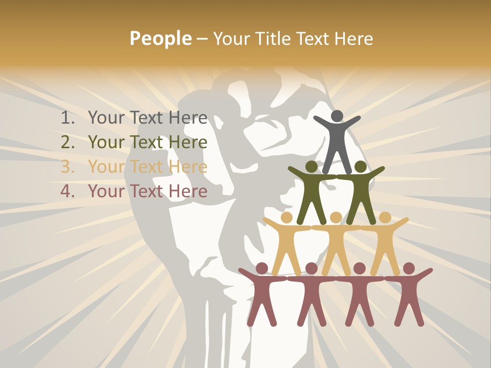 Basic Achievement Element PowerPoint Template