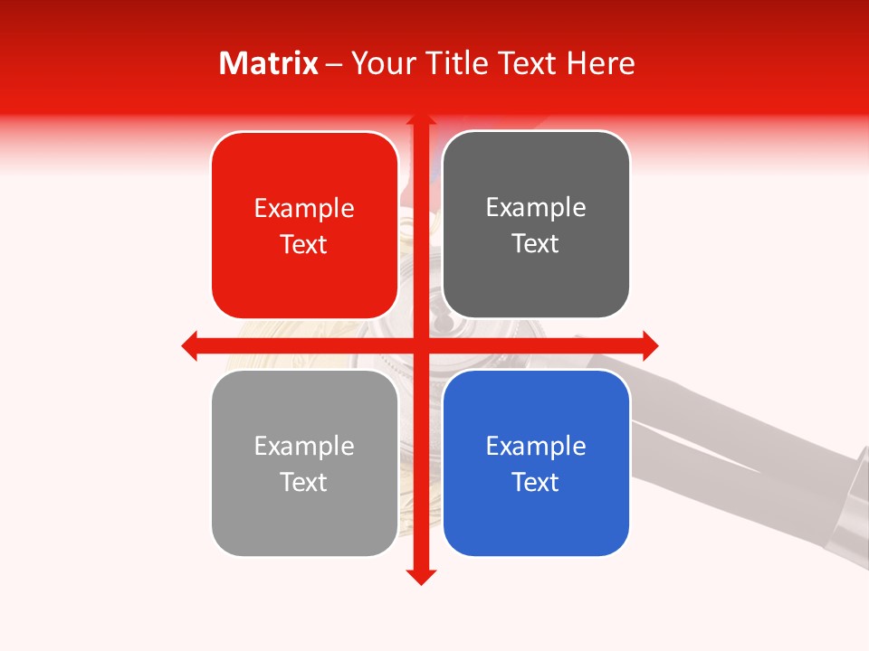 Macro Examination Gold PowerPoint Template