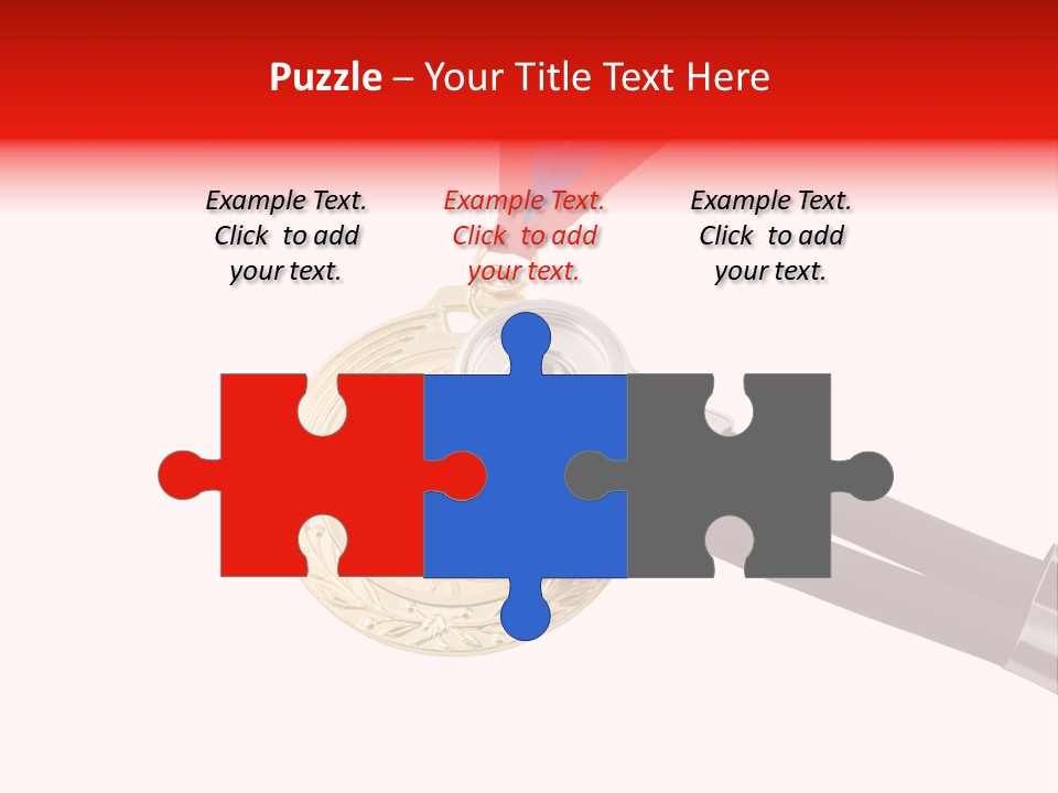 Macro Examination Gold PowerPoint Template