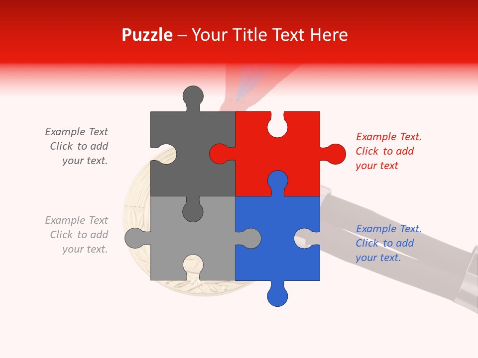 Macro Examination Gold PowerPoint Template