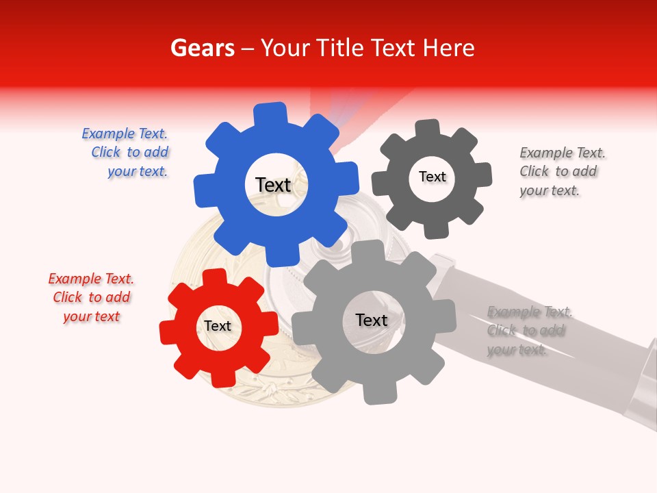 Macro Examination Gold PowerPoint Template