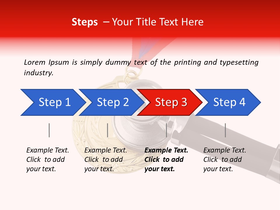 Macro Examination Gold PowerPoint Template