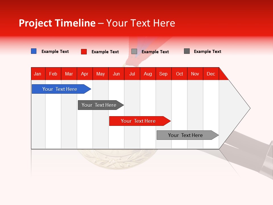 Macro Examination Gold PowerPoint Template