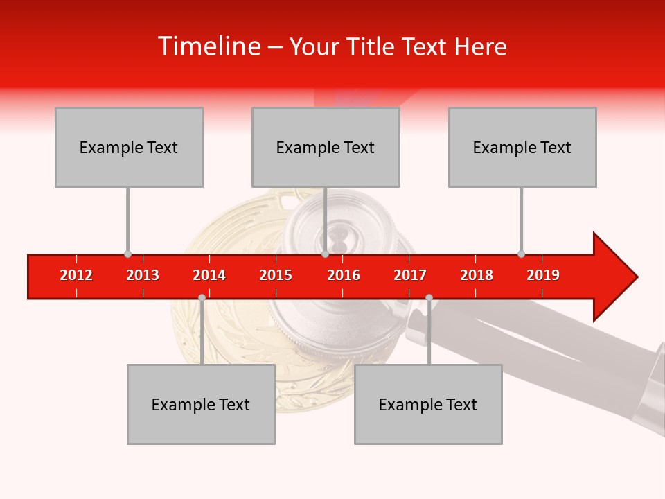 Macro Examination Gold PowerPoint Template