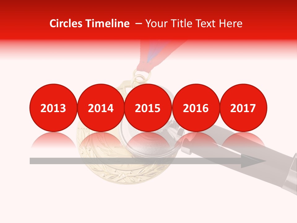 Macro Examination Gold PowerPoint Template